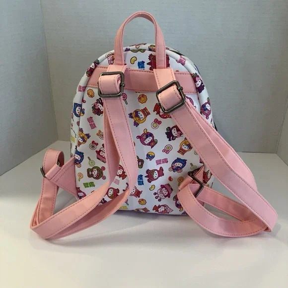 New! Loungefly Hello Kitty Monster Bright Rainbow Costumes Mini Backpack - Picture 3 of 9
